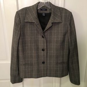 SALE! CHAPS PLAID BLAZER Orig $48